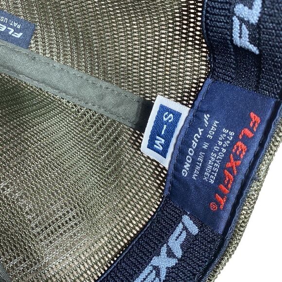 Flexfit yupoong small/medium hat the sanctuary green Uni panel new - Picture 5 of 5